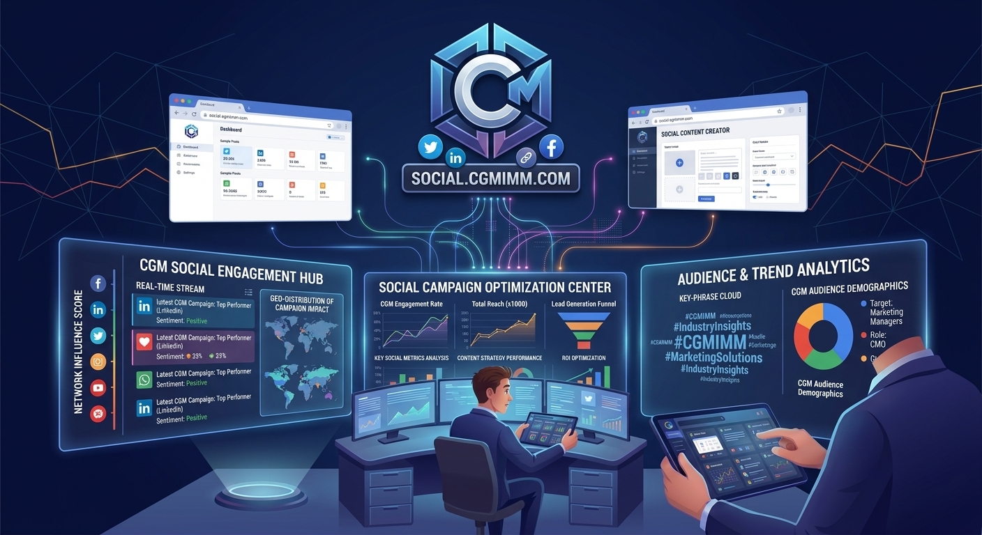 SocialAI — CGM social engagement hub, campaign optimization, and audience analytics